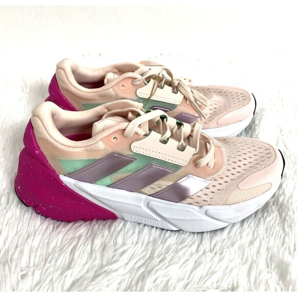 Adidas Adistar 2 Running Shoes Women's Size US 6.5 Multicolor Sport Pink Peach - Picture 2 of 14